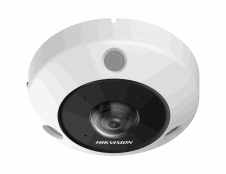 Cámara IP fisheye 12MP IR antivandálica c/ mic DS-2CD63C5G1-IVSUHK